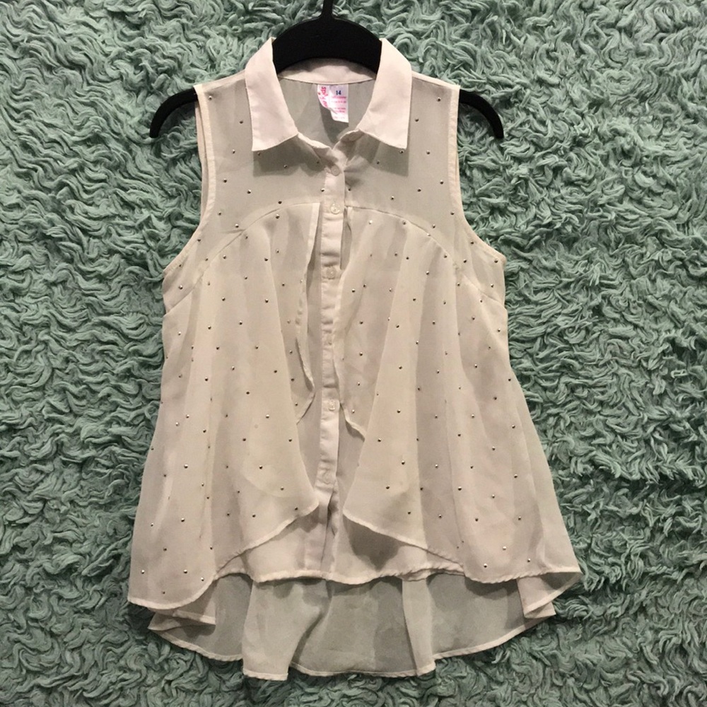 girls collared blouse